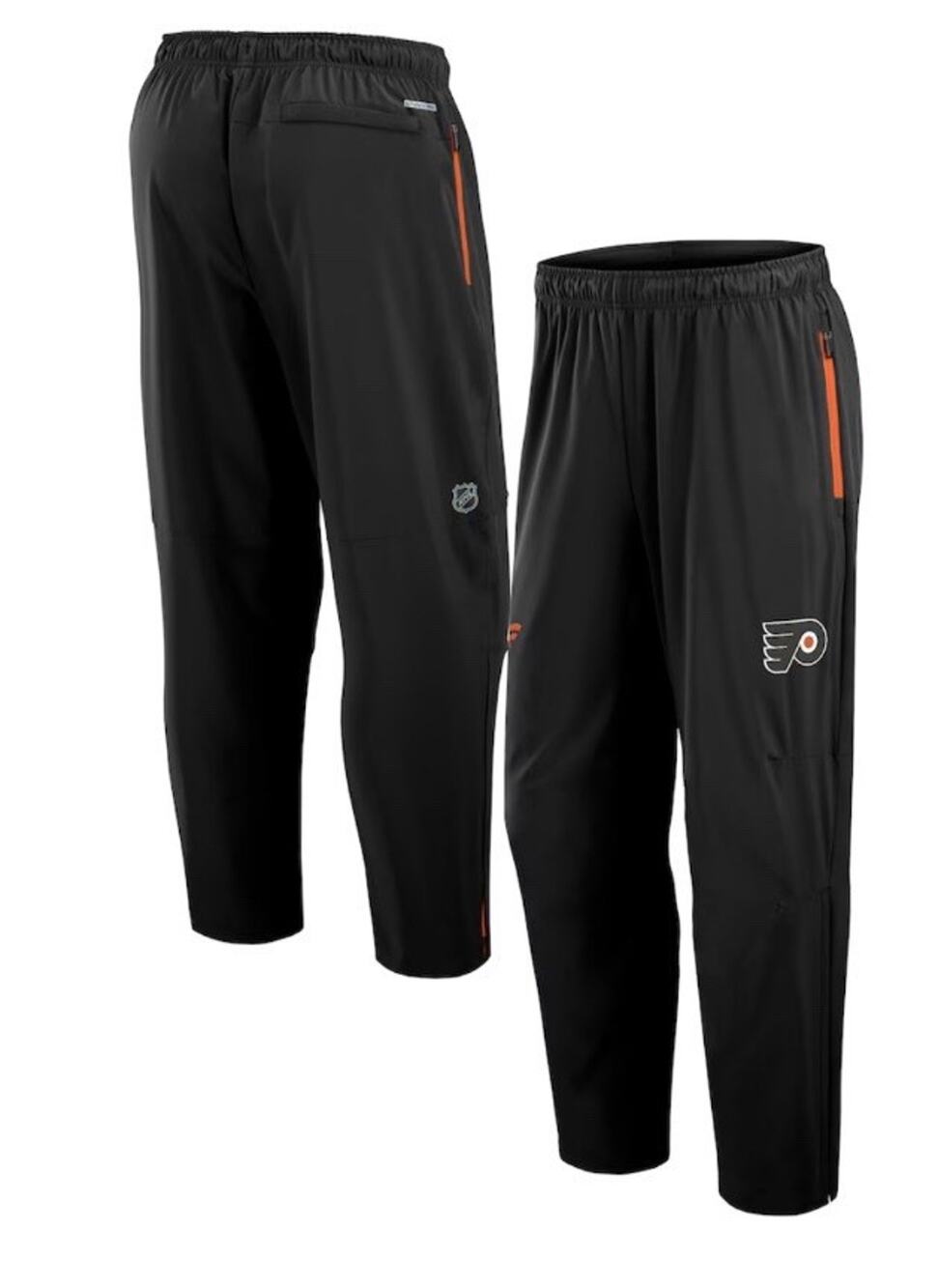 Men’s Philadelphia Flyers Fanatics Black Authentic Pro Rink Coaches Pants L